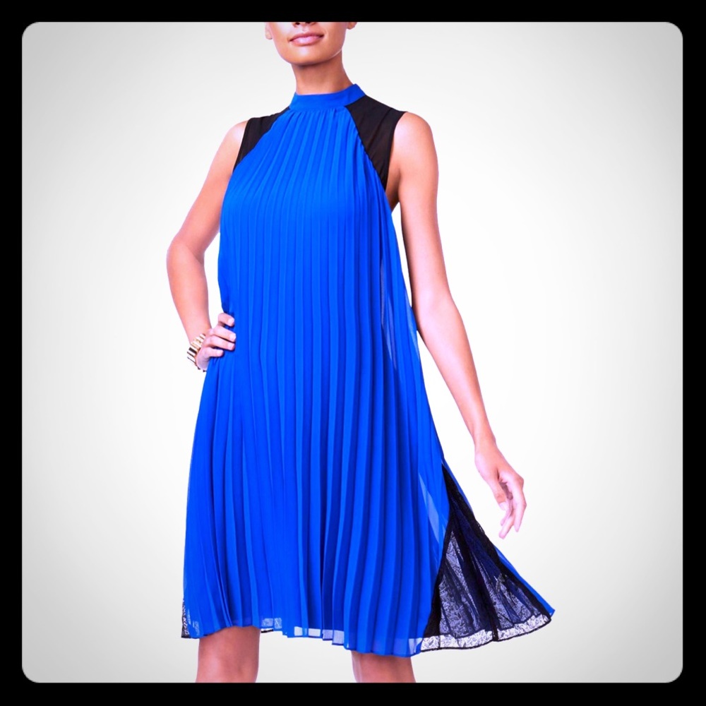 Thalia Sodi Pleated Shift Dress